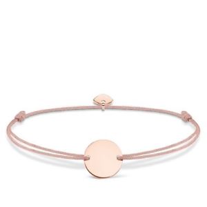 【送料無料】ブレスレット　アクセサリ―　トマスsaboベージュゴールドディスクブレスレットls020genuine thomas sabo little secrets beige rose gold disc bracelet ls020