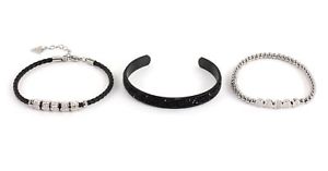 【貨物輸送無料】腕輪 付属品― 腕輪しろがね色仕掛けるguess bracelet set silver