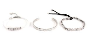 【貨物輸送無料】腕輪 付属品― 腕輪しろがね色仕掛けるguess bracelet set silver