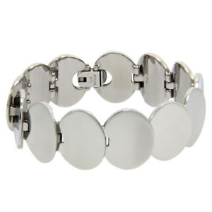 【貨物輸送無料】腕輪 付属品― ステンレススチールリンクブレスレットインチwomen 20粍 stainless surgical steel oval shape link bracelet 7 inches