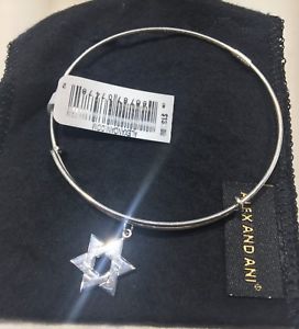【貨物輸送無料】腕輪 付属品― アレックススターリングデビッドシルバースターalexamp;ani precious metal sterling silver star of david pc13b106s