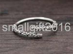 【貨物輸送無料】腕輪 付属品― スターリングシルバーレトロファッションブレスレット listingpure s925 sterling silver retro fashion individuality popular opening bracelet