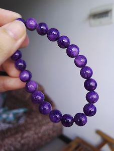 【貨物輸送無料】腕輪 付属品― charoite腕輪9mmaaagenuine natural purple charoite gemstone round beads bracelet 9粍 aaa