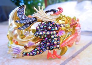 【貨物輸送無料】腕輪 付属品― カークカフスブレスレットgoldtone円光ウィーンkirks folly witches brew cuff bracelet   goldtone  halloween