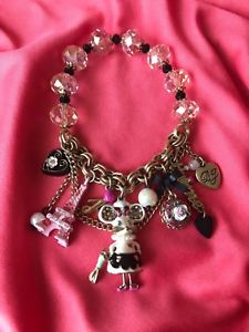 【貨物輸送無料】腕輪 付属品― ジョンソンパリシェフマウスケーキエッフェルブレスレットbetsey johnson paris is always a good idea chef mouse whisk cake eiffel bracelet
