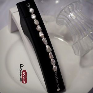 【貨物輸送無料】腕輪 付属品― バロックブレスレットホワイトパールd culture｀freshwater特別bracelet white pearl d culturefreshwater baroque irregular special