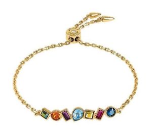 【貨物輸送無料】腕輪 付属品― クリスタルバーブレスレットミックススライドadore brilliance mixed crystal 赤ちょうちん slide bracelet mixed crystalsgold plated