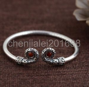 【貨物輸送無料】腕輪 付属品― スターリングシルバーブレスレットビンテージタイオープンシルバーs925 sterling silver bracelets open vintage thai silver man woman