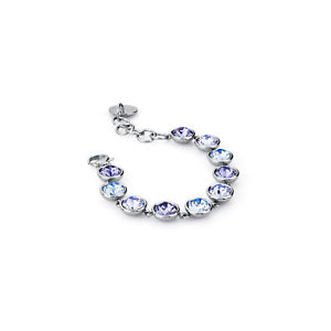 【送料無料】ブレスレット　アクセサリ&mdash;　ブレスレットパープルスチールbrosway, bracelet andtring, steel with swarovsky purple btn15, 0｜hokushin