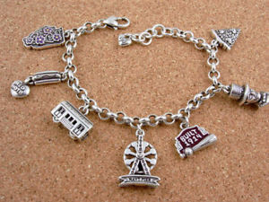 【貨物輸送無料】腕輪 付属品― ブライトンシルバーイリノイブレスレットポーチミントbrighton silver illinois state charm bracelet ~ mint インチ pouch