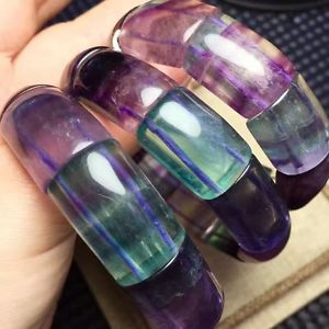 【貨物輸送無料】腕輪 付属品― カラフルクリスタルビーズストレッチブレスレットnatural fluorite colorful crystal rectangle beads stretch one bracelet