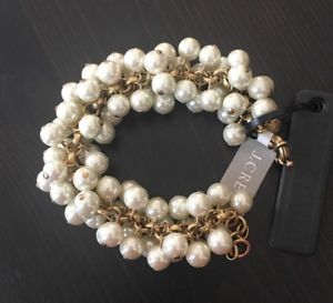 【貨物輸送無料】腕輪 付属品― パールガーデンブレスレットj crew pearl garden bracelet statement jewelry authentic