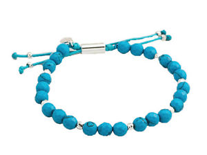 【貨物輸送無料】腕輪 付属品― ターコイズヒーリングパワービーズブレスレットgorjana womens turquoise healing power gemstone beaded bracelet