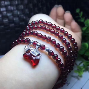 【送料無料】ブレスレット　アクセサリ―　ワインレッドガーネットブレスレットペンダントビーズaaaaa natural wine red garnet crystal marquise beads bracelet 48mm pendant
