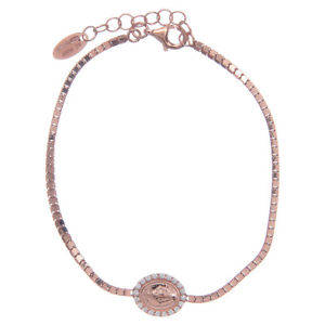 【送料無料】ブレスレット　アクセサリ&mdash;　シルバーピンクメダルアーメンブレスレットamen bracelet in silver 925 pink miraculous medal｜hokushin