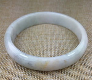 【貨物輸送無料】腕輪 付属品― ナチュラルグリーンヒスイブレスレット65粍 certified grade a 100 natural jadeite green jade bracelets