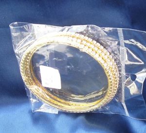【貨物輸送無料】腕輪 付属品― クリスタルドルブレスレットセットcrystal bracelets set of 3   retail 60