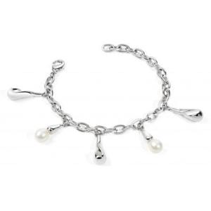 【送料無料】ブレスレット　アクセサリ―　レディーススティールブレスレットパールコストladies steel bracelet morellato pearl sxu13 with white pearls below cost
