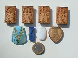 【送料無料】ブレスレット　アクセサリ―　ブレスレットアンティークアールデコガラスロットnice lot of elements jewelry antique art deco paste glass, 4 for bracelet