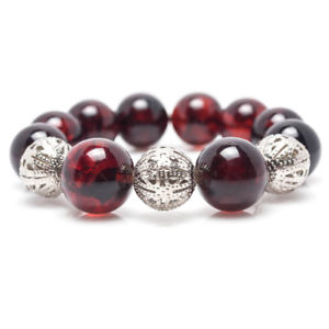 【貨物輸送無料】腕輪 付属品― バルトブレスレットラウンドビーズnatural baltic amber bracelet round beads luxamber
