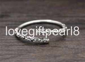 【貨物輸送無料】腕輪 付属品― スターリングシルバーレトロファッションブレスレットpure s925 sterling silver retro fashion individuality popular opening bracelet