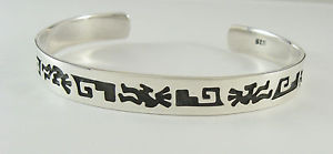 【貨物輸送無料】腕輪 付属品― スターリングシルバーカフブレスレットココペリデザインワイド925 sterling silver cuff bracelet kokopelli design 38 wide