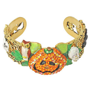 【貨物輸送無料】腕輪 付属品― カボチャカフkirks folly smashing pumpkins cuff bracelethalloween collectiblesize average
