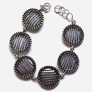 【貨物輸送無料】腕輪 付属品― ブレスレットタイデザインスターリングシルバーインチbeautiful bracelets thai design 925sterling silver length 75 inch