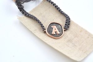 【送料無料】ブレスレット　アクセサリ―　imaraマクラメブレスレットablee imara initial macrame bracelet a