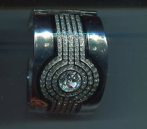 【貨物輸送無料】腕輪 付属品― ケネスレーンシルバーアールデコカフブレスレットkenneth lane silver deco cuff bracelet
