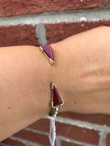 【貨物輸送無料】腕輪 付属品― ボルドーカフスブレスレットnwtケンドラスコットnwt kendra scott misty cuff bracelet インチ bordeaux tigers eye