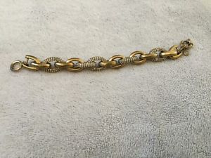 【送料無料】ブレスレット　アクセサリ―　ブレスレットチェーンリンクj crew chunky chain link with pave bracelet