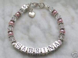 【貨物輸送無料】腕輪 付属品― スターリングfirst communion差し交わすsterling silver crystal first communion bracelet cross