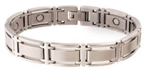 【送料無料】ブレスレット　アクセサリ―　エグゼクティブシルバーブレスレットsabona 347 executive symmetry silver magnetic bracelet 17,986円