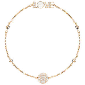 【送料無料】ブレスレット　アクセサリ―　スワロフスキーリミックスゴールドブレスレットドルswarovski 5353846 remix gold love boundless bracelet 175cm rrp99