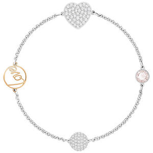 【送料無料】ブレスレット　アクセサリ―　スワロフスキーリミックスブレスレットドルswarovski 5365760 remix silver love boundless bracelet 175cm rrp99