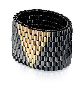 【送料無料】ブレスレット　アクセサリ―　グレーゴールドストレッチブレスレットfiorelli costume grey amp; gold stretch bracelet