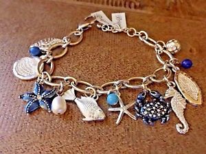 【送料無料】ブレスレット　アクセサリ―　ブライトンnwtブレスレットbrighton nwt seascape charm bracelet