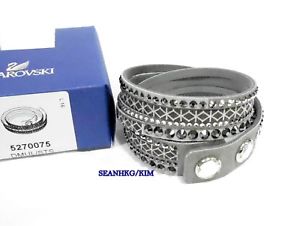 【送料無料】ブレスレット　アクセサリ―　スワロフスキープリントブレスレットマルチカラークリスタルswarovski slake print bracelet, multicolored, crystal authentic mib 5270075