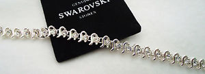 【送料無料】ブレスレット　アクセサリ―　スワロフスキークリスタルブレスレットsterling silver genuine swarovski crystal s bracelet