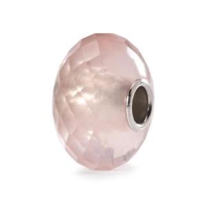 【貨物輸送無料】腕輪 付属品― パールストーンローズクォーツtrollbeads pearl stone rose quartz polished tstbe  20004