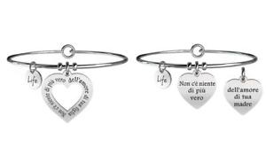 【貨物輸送無料】腕輪 付属品― 腕輪スチール写真young adult set of two bracelets steel family momdaughter  true love 731098