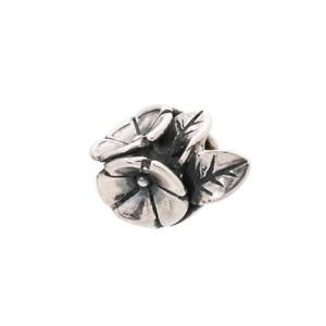 【貨物輸送無料】腕輪 付属品― オリジナルビーズハtrollbeads original beads silver the hug flowers tagpe  00015