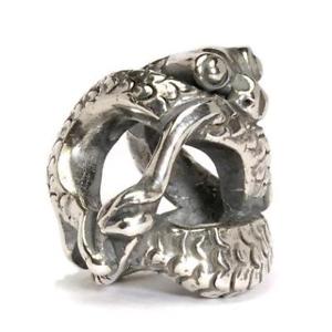 【貨物輸送無料】腕輪 付属品― オリジナルビーズシルバードラゴンtrollbeads original beads silver small dragon tagpe  00028