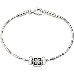 【貨物輸送無料】腕輪 付属品― 腕輪しろがね色morellato solomia bracelet man silver 925 safz 136