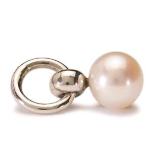 【貨物輸送無料】腕輪 付属品― オリジナルビーズシルバーペンダントtrollbeads original beads silver pendant with pearl tagbe  00010