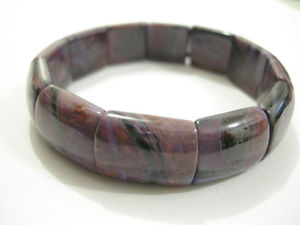 【送料無料】ブレスレット　アクセサリ―　ブレスレットビーズストレッチbracelet sugilite rectangle beads stretch 20x16mm
