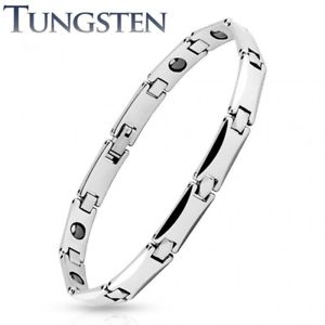 【貨物輸送無料】腕輪 付属品― タングステンメンズブレスレットリンクtungsten mens bracelet rectangular links