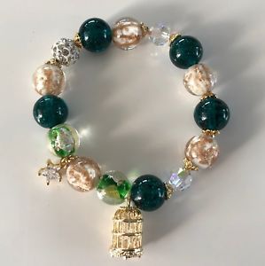 【送料無料】ブレスレット　アクセサリ―　ガラスブレスレットオリジナルハンドメイドガラスブレスレットstunning liuli glass bracelet original handmade liuli glass bracelet