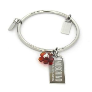 【貨物輸送無料】腕輪 付属品― ブレスレットモスキーノスチールwoman bracelet moschino steel 0386